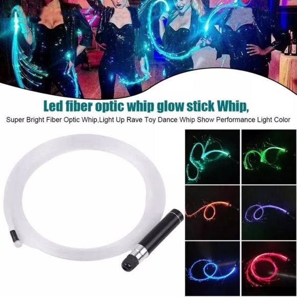 🚨🔜 F I N A L  S A L E 🔚🚨 Blue LED Light Sparkle Whip NWT - Picture 2 of 5